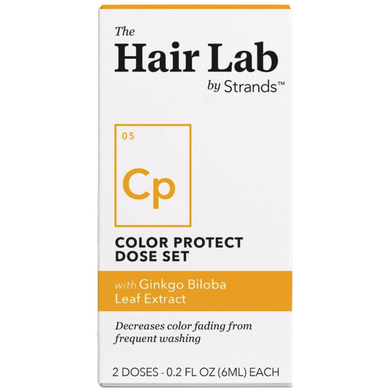 HAIR LAB COLOR PROTECT SHAMPOO CONDITIONER DOSE SET GINKGO BILOBA LEAF EXTRACT PRESERVE HAIR 2 X 0.2 OZ.