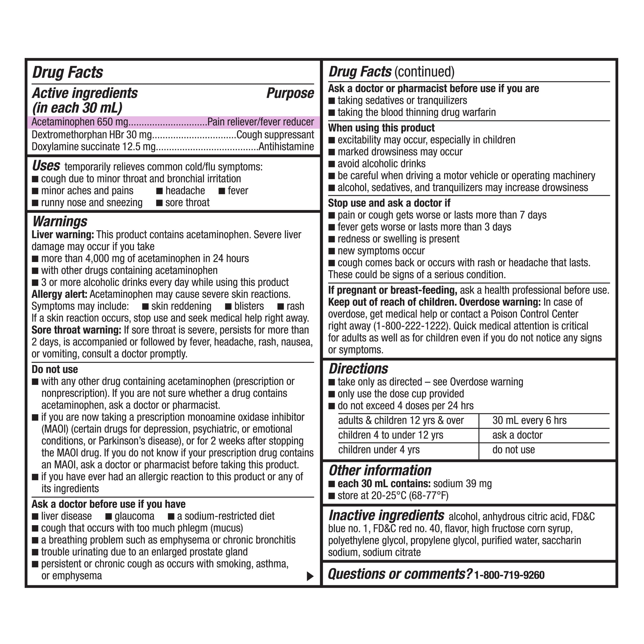 EQUATE NIGHTTIME COLD FLU LIQUID MEDICINE 6 HOUR RELIEF CHERRY FLAVOR 12 FL OZ