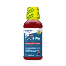 EQUATE NIGHTTIME SEVERE COLD FLU RELIEF MAX STRENGTH 12 FL OZ