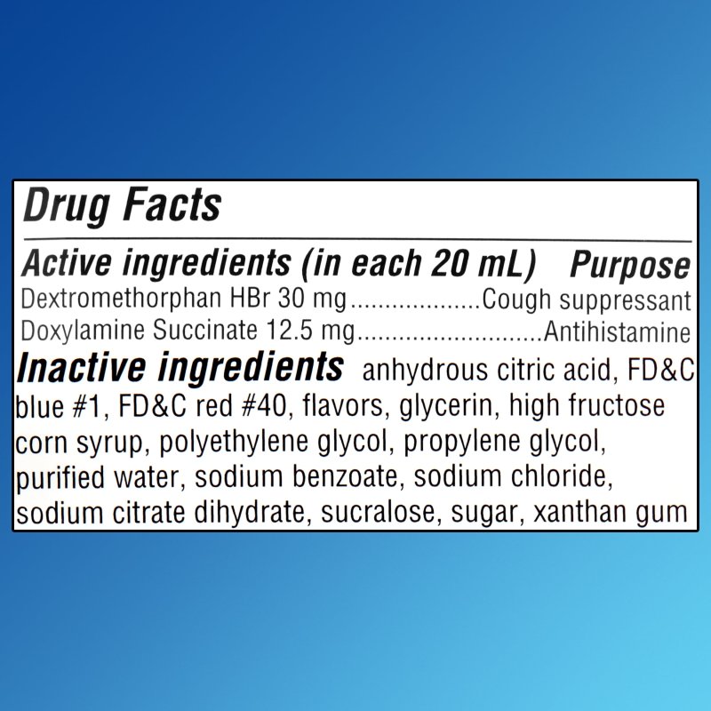 EQUATE NIGHTTIME COUGH SUPPRESSANT TUSSIN DM MAX LIQUID ALLERGY RELIEF 8 FL OZ