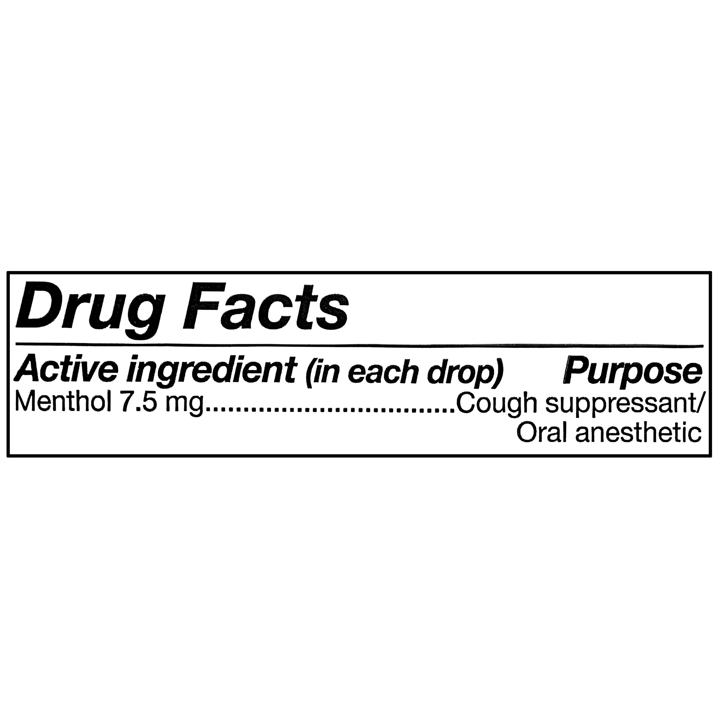 EQUATE HONEY LEMON COUGH DROPS MENTHOL 30 COUNT FOR FAST RELIEF