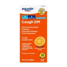 EQUATE 12 HOUR DAYTIME NIGHTTIME COUGH DM EXTENDED-RELEASE ORAL SUSPENSION 5 FL OZ