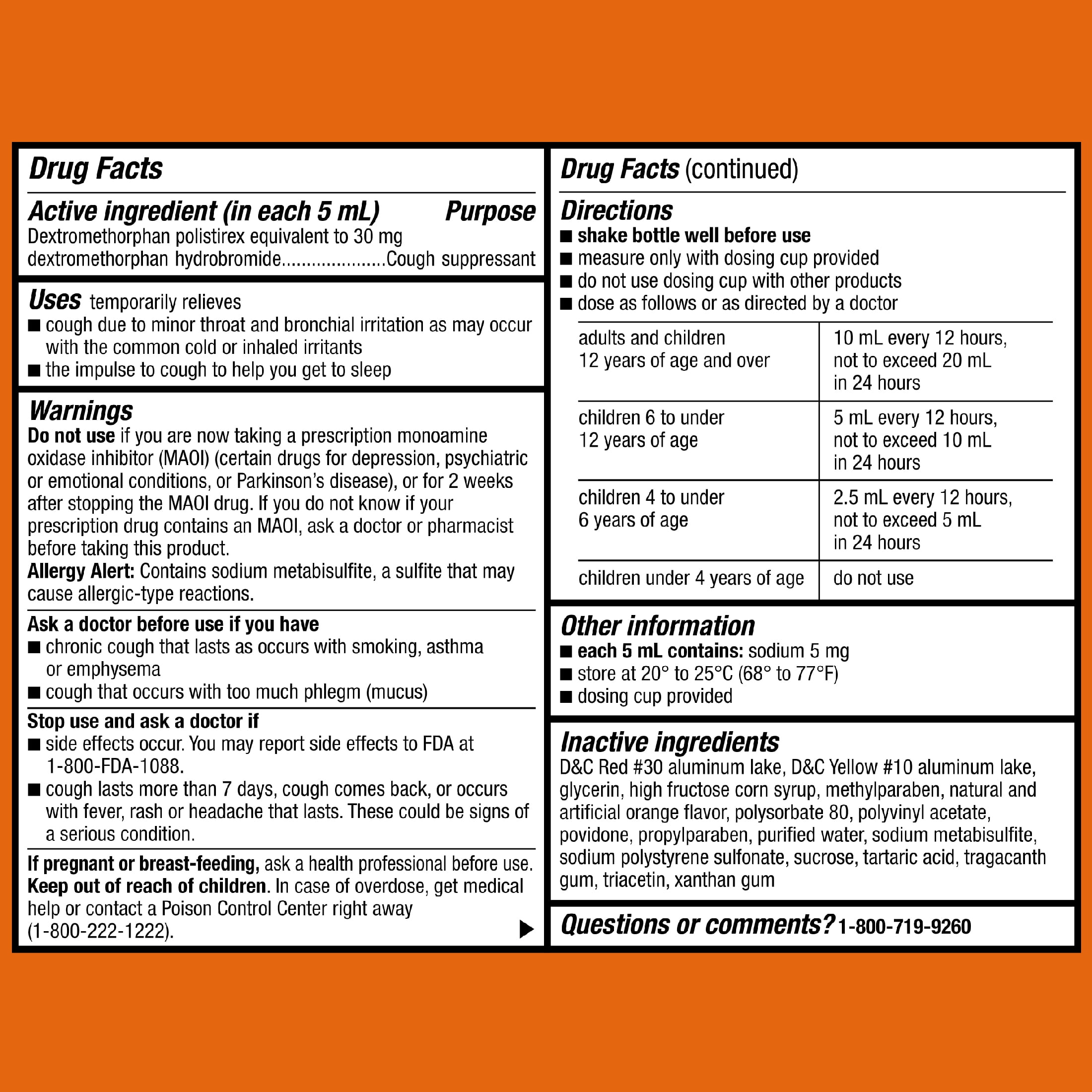 EQUATE 12 HOUR DAYTIME NIGHTTIME COUGH DM EXTENDED-RELEASE ORAL SUSPENSION 5 FL OZ