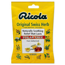 RICOLA SUGAR FREE SWISS HERB COUGH DROPS 19 COUNT