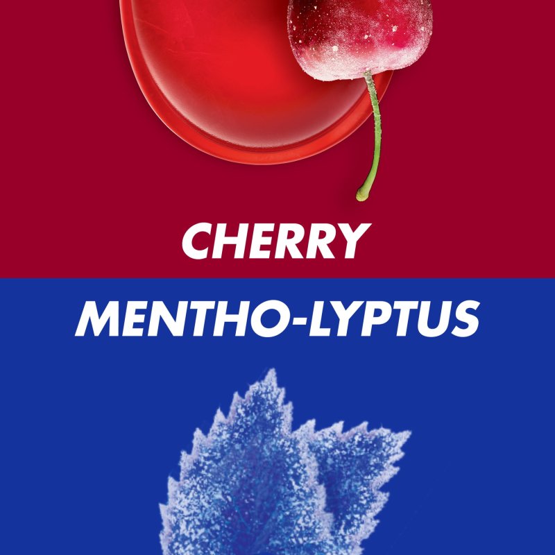 HALLS RELIEF VARIETY PACK CHERRY MENTHO-LYPTUS COUGH DROPS 2 VALUE PACKS 400 DROPS