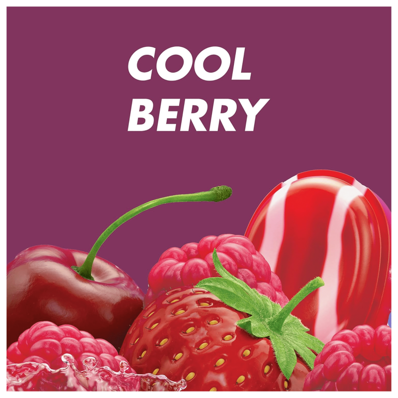 HALLS RELIEF BREEZERS COOL BERRY COUGH DROPS 25 DROPS PER PACK PACK OF 2