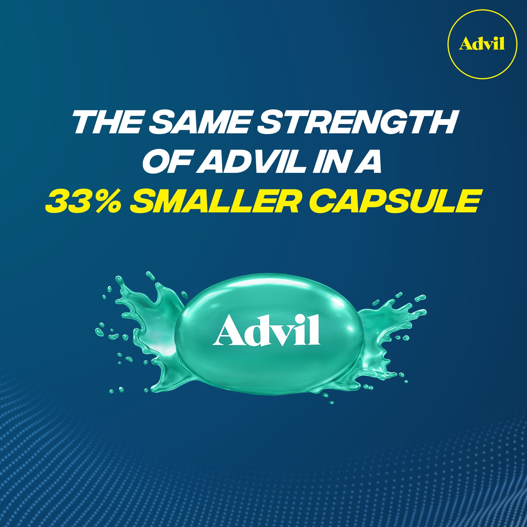 ADVIL LIQUI-GELS MINIS HEADACHE FEVER REDUCER CAPSULES 200MG 8 COUNT