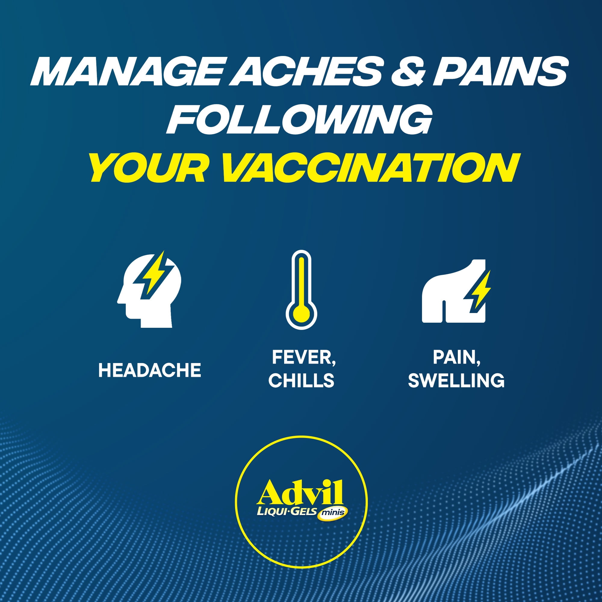 ADVIL LIQUI-GELS MINIS HEADACHE FEVER REDUCER CAPSULES 200 MG IBUPROFEN 8 COUNT