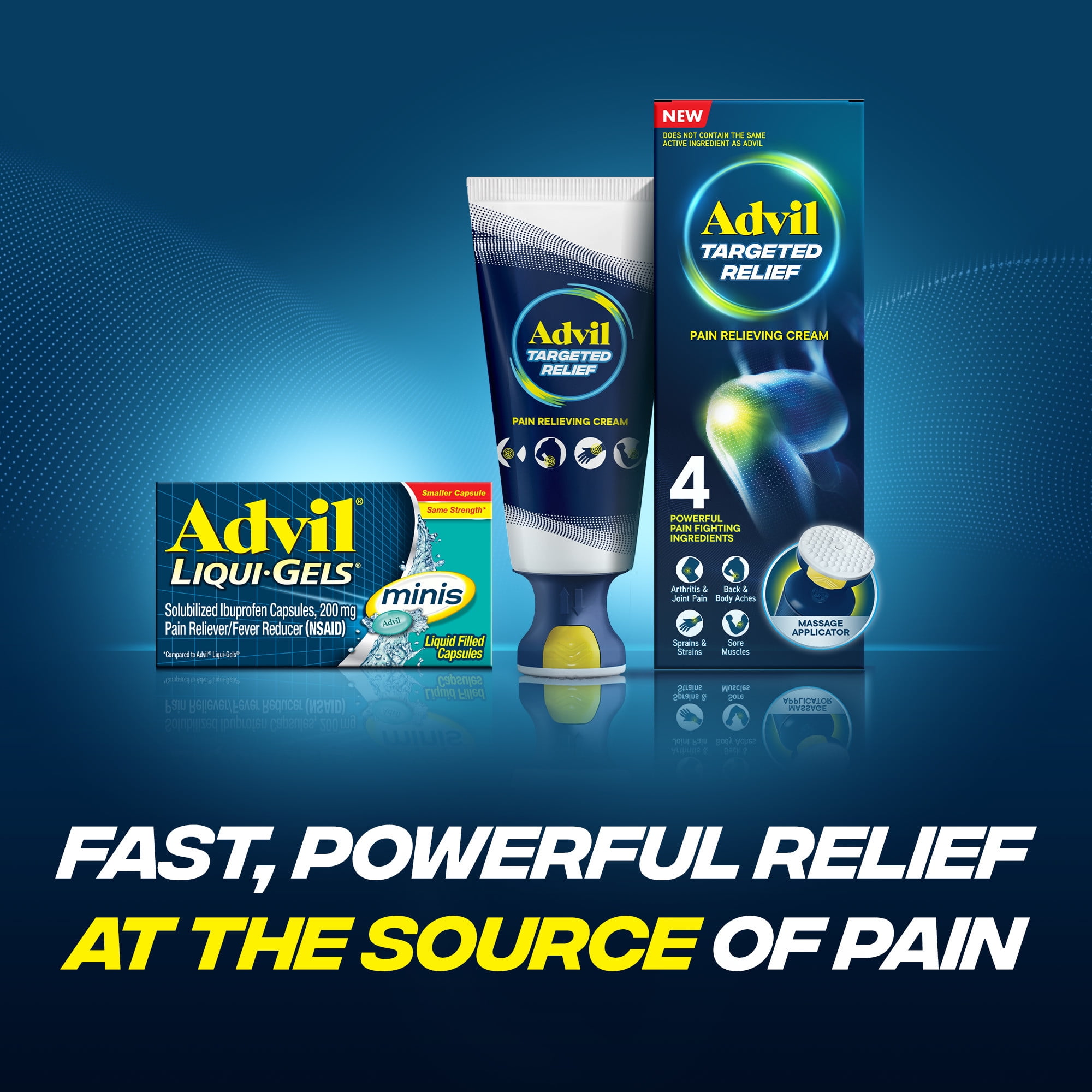 ADVIL LIQUI-GELS MINIS HEADACHE FEVER RELIEF 200MG 80CT