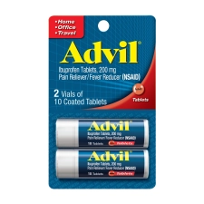 ADVIL PAIN RELIEVERS FEVER REDUCER COATED TABLETS 200 MG IBUPROFEN 20 COUNT