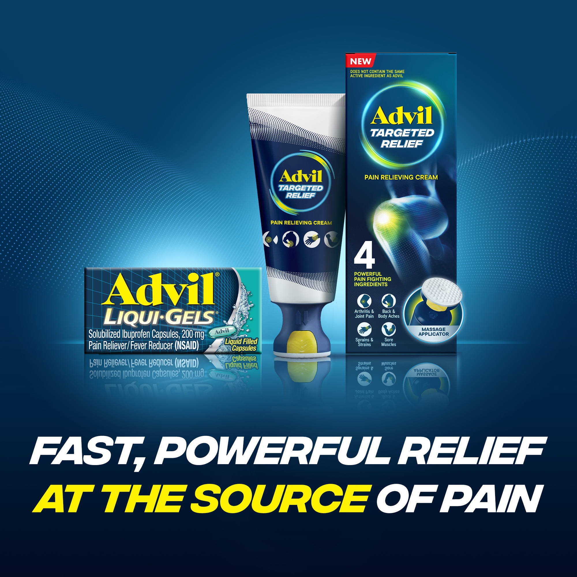 ADVIL LIQUI-GELS HEADACHE FEVER REDUCER CAPSULES 200MG IBUPROFEN 160 COUNT