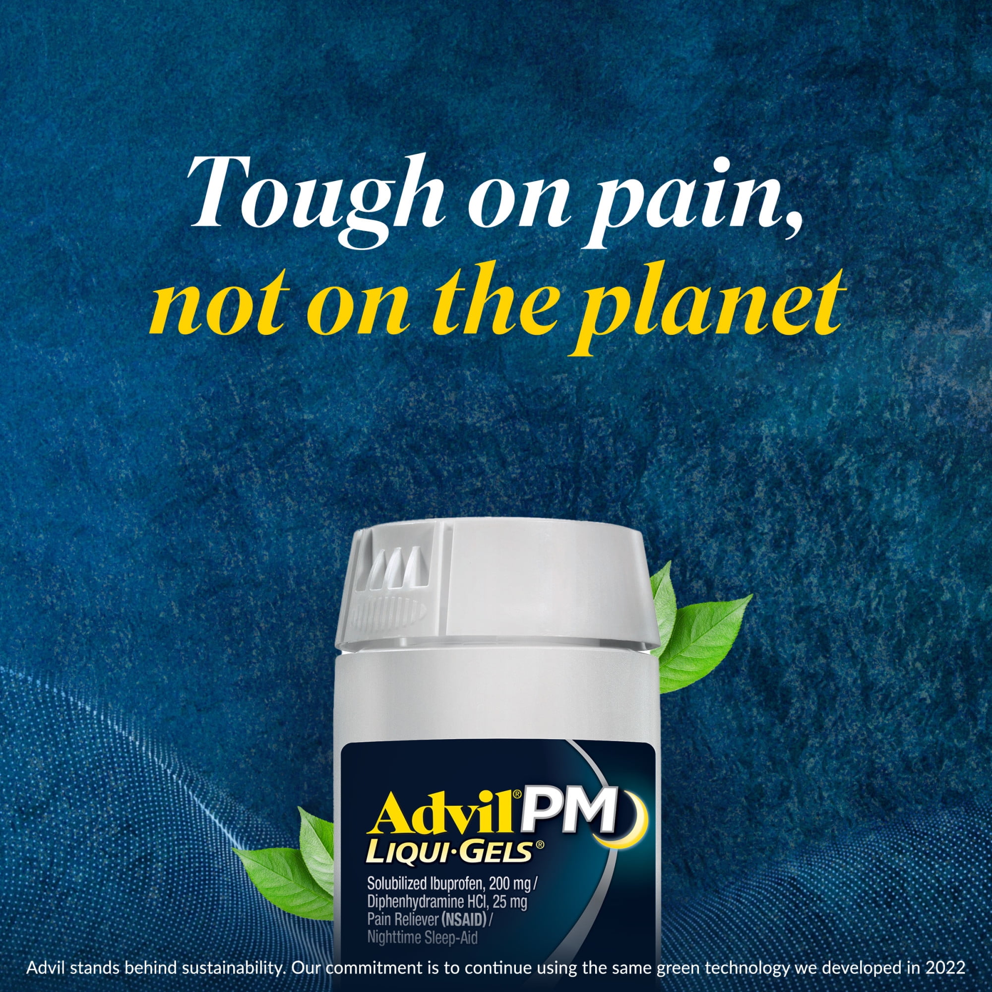 ADVIL PM COATED CAPLET IBUPROFEN PAIN RELIEF DIPHENHYDRAMINE SLEEP AID 80 CT