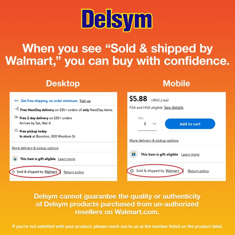 DELSYM COUGH SUPPRESSANT FAST RELEASE CAPLETS 8 HOUR DAY NIGHT 20 COUNT