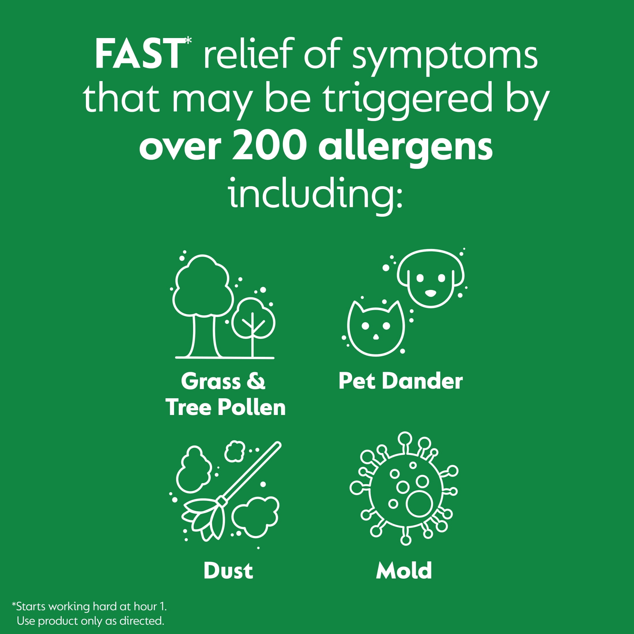 ZYRTEC 24 HOUR ALLERGY RELIEF CHEWABLES 10MG CETIRIZINE HCL 24 CT