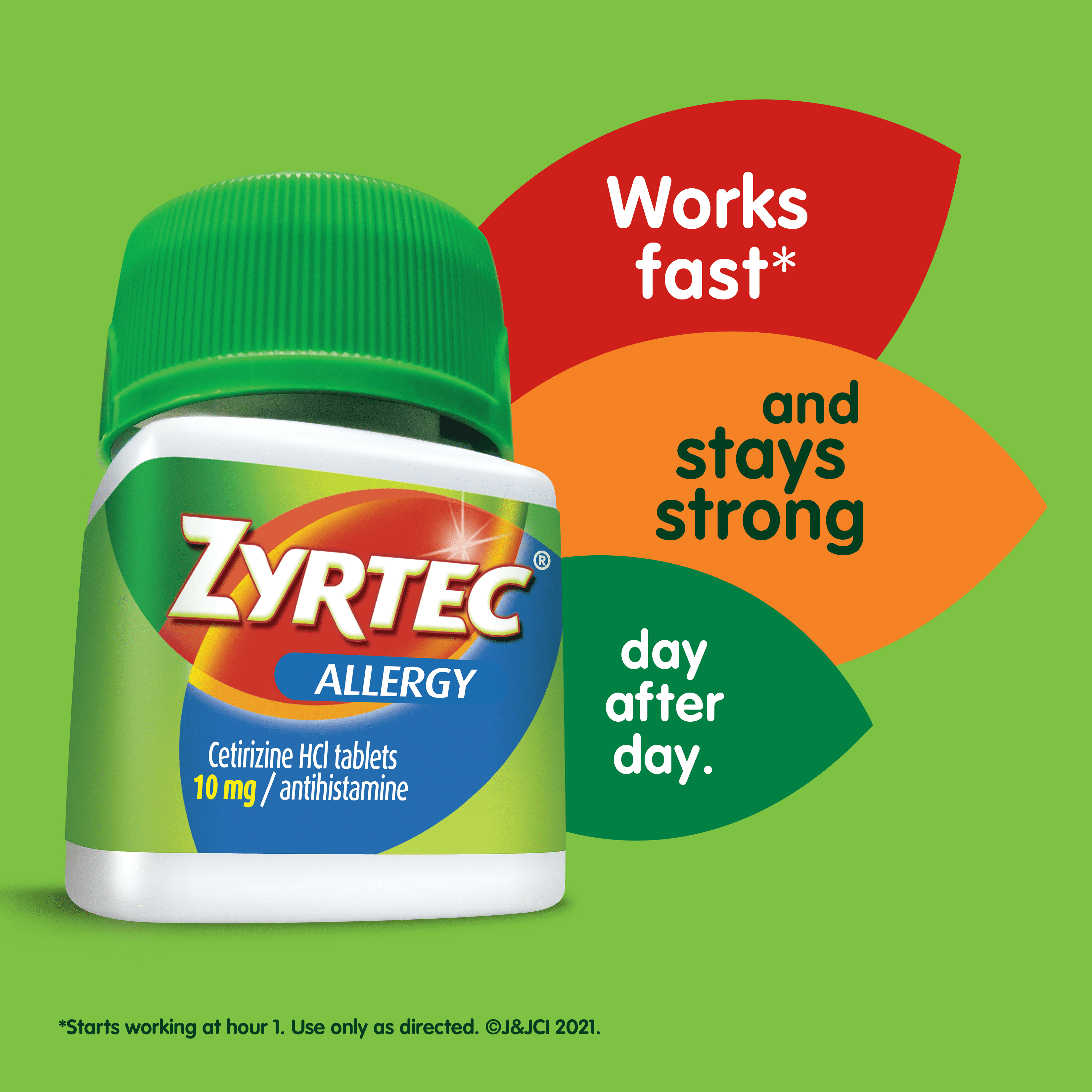 ZYRTEC ALLERGY RELIEF 10MG TABLETS 30 COUNT