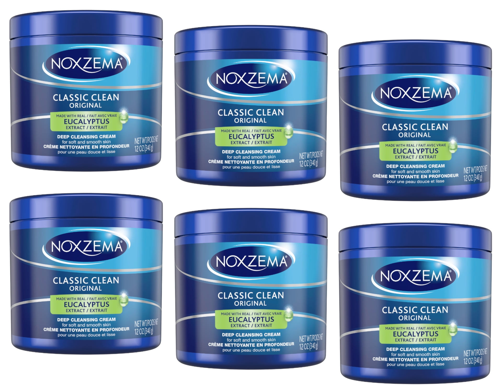 ZYRTEC NOXZEMA ORIGINAL CLEANSING CREAM 12OZ 6 PACK