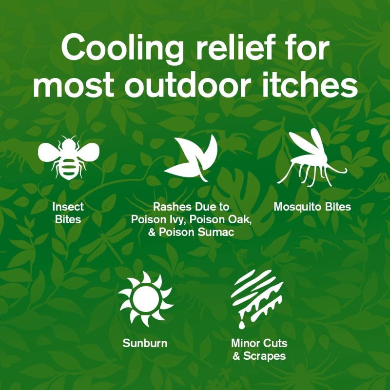 BENADRYL ITCH STOPPING OUTDOOR GEL 3.5 OZ 8-PACK COOLING RELIEF