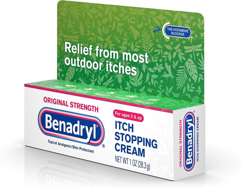 BENADRYL ITCH STOPPING CREAM ORIGINAL STRENGTH 1 OZ 2 PACK