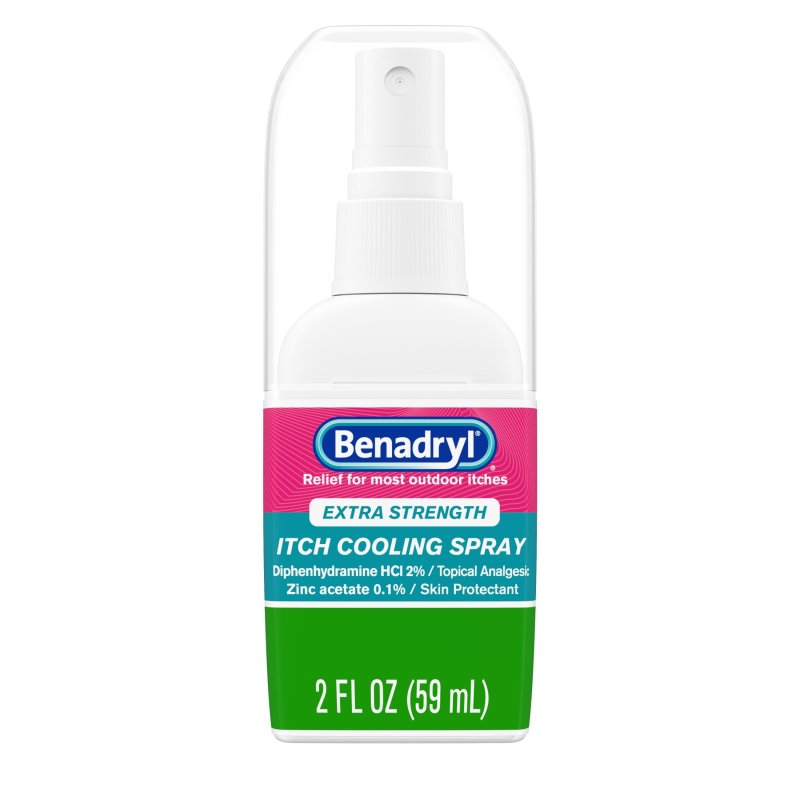 BENADRYL EXTRA STRENGTH ANTI ITCH COOLING SPRAY TRAVEL SIZE 2 FL OZ