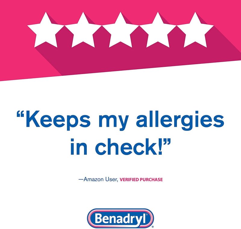 BENADRYL ALLERGY ULTRATABS DIPHENHYDRAMINE HCL 25MG ANTIHISTAMINE TABLETS 100 COUNT
