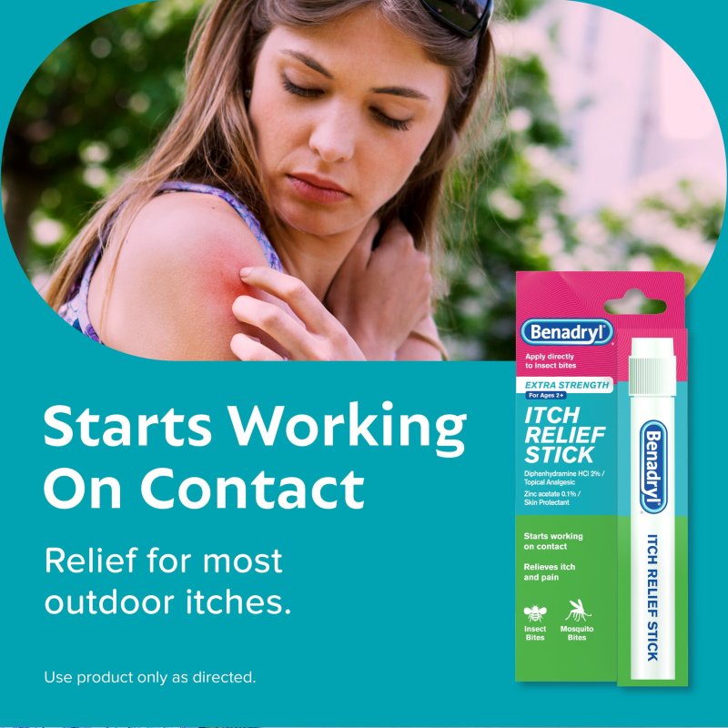 BENADRYL EXTRA STRENGTH ITCH RELIEF STICK TRAVEL SIZE 0.47 FL. OZ