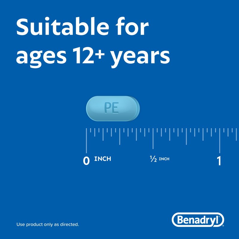 BENADRYL ALLERGY PLUS CONGESTION ULTRATABS 24 CT FOR ALLERGY RELIEF
