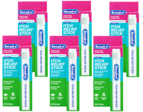 BENADRYL ITCH RELIEF STICK 0.47 OZ AMERIKASEPETIM SPECIAL OFFER 6 PACK