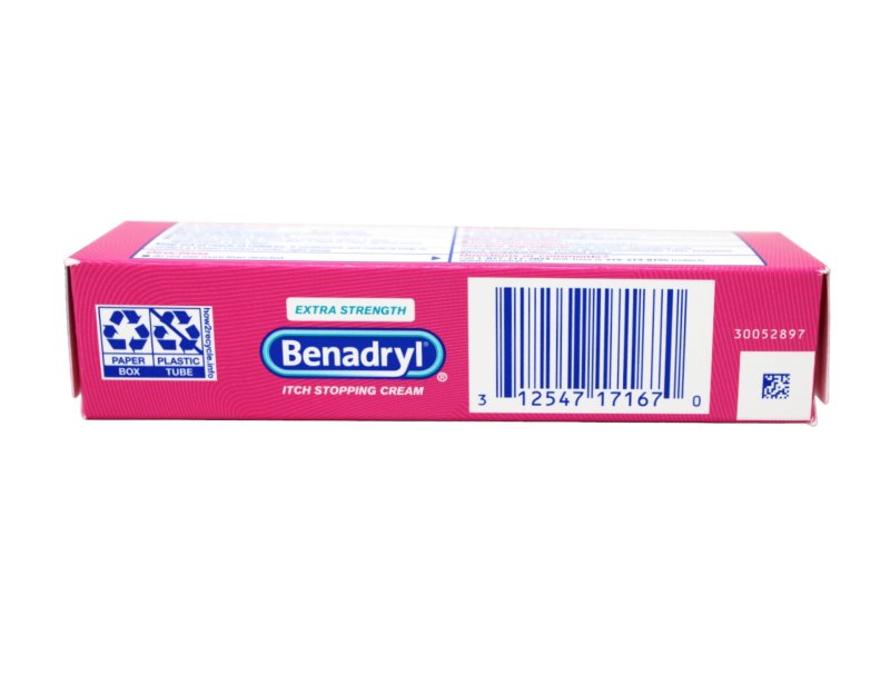 BENADRYL ITCH STOPPING CREAM EXTRA STRENGTH 1 OZ PACK OF 3