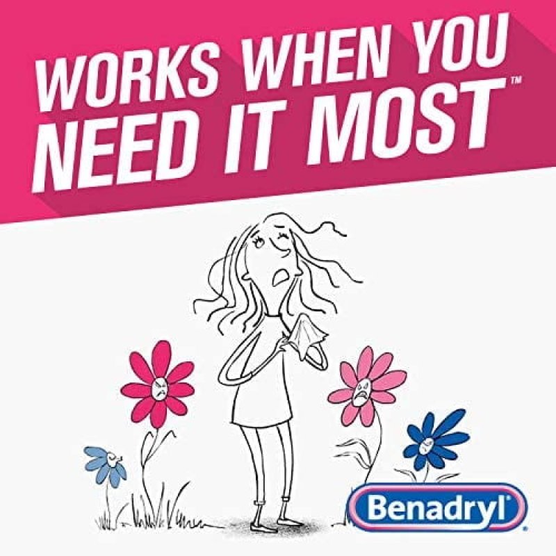 BENADRYL ALLERGY DYE FREE 24 LIQUID GELS FOR ALLERGIES