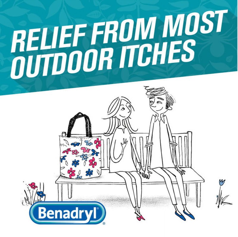 BENADRYL ITCH RELIEF SPRAY EXTRA STRENGTH 2 OZ PACK OF 2 FOR FAST RELIEF
