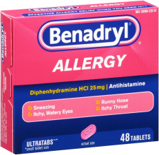 BENADRYL ALLERGY RELIEF ULTRATAB TABLETS 3 PACK 48 EA