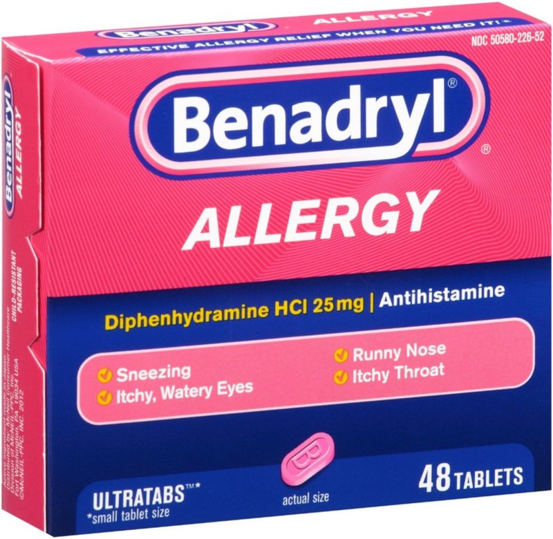 BENADRYL ALLERGY RELIEF ULTRATAB TABLETS 3 PACK 48 EA