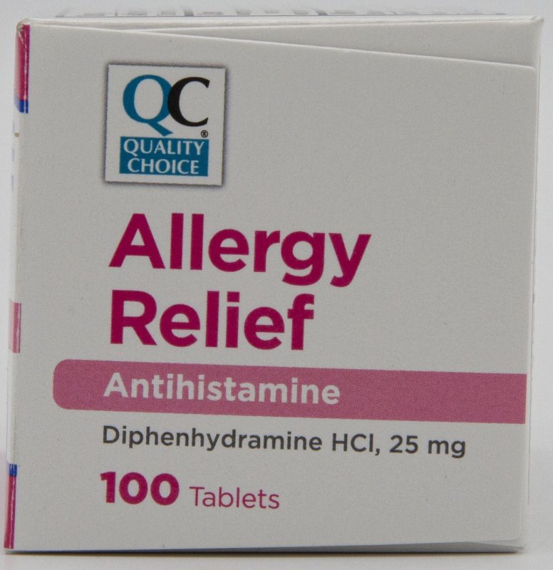 BENADRYL  QUALITY CHOICE ALLERGY COMPLETE 100 TABLETS 3 PACK