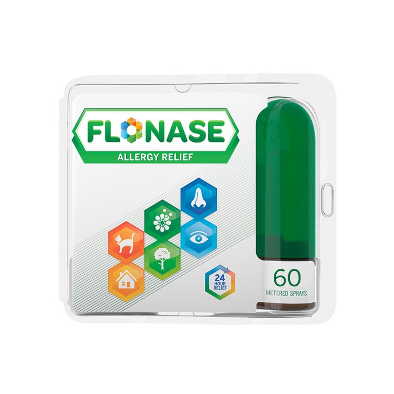 FLONASE ALLERGY RELIEF 24 HOUR NON-DROWSY NASAL SPRAY 60 SPRAYS BOTTLE