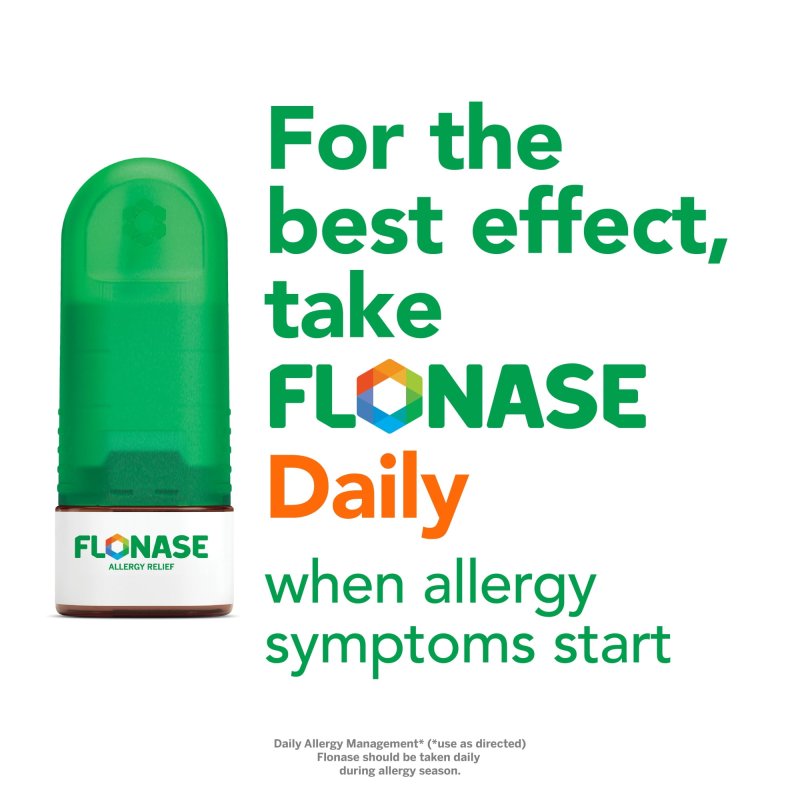 FLONASE ALLERGY RELIEF 24 HOUR NON-DROWSY NASAL SPRAY 60 SPRAYS BOTTLE