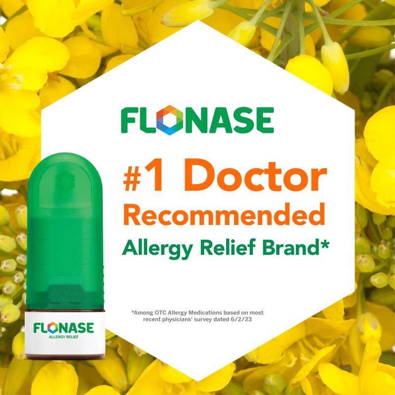 FLONASE ALLERGY RELIEF 24 HOUR NON-DROWSY NASAL SPRAY 60 SPRAYS BOTTLE