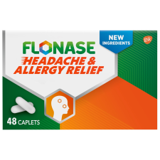 FLONASE HEADACHE ALLERGY RELIEF PILLS 48 CAPLETS