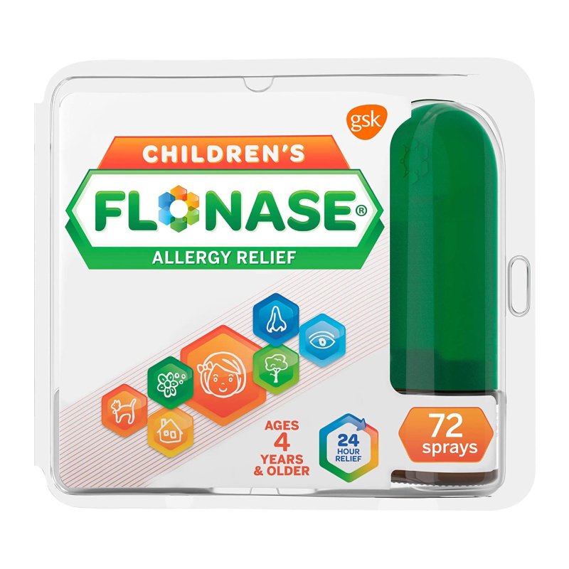 FLONASE CHILDRENS 24 HOUR NON DROWSY DECONGESTANT ALLERGY RELIEF NASAL SPRAY 72 SPRAYS