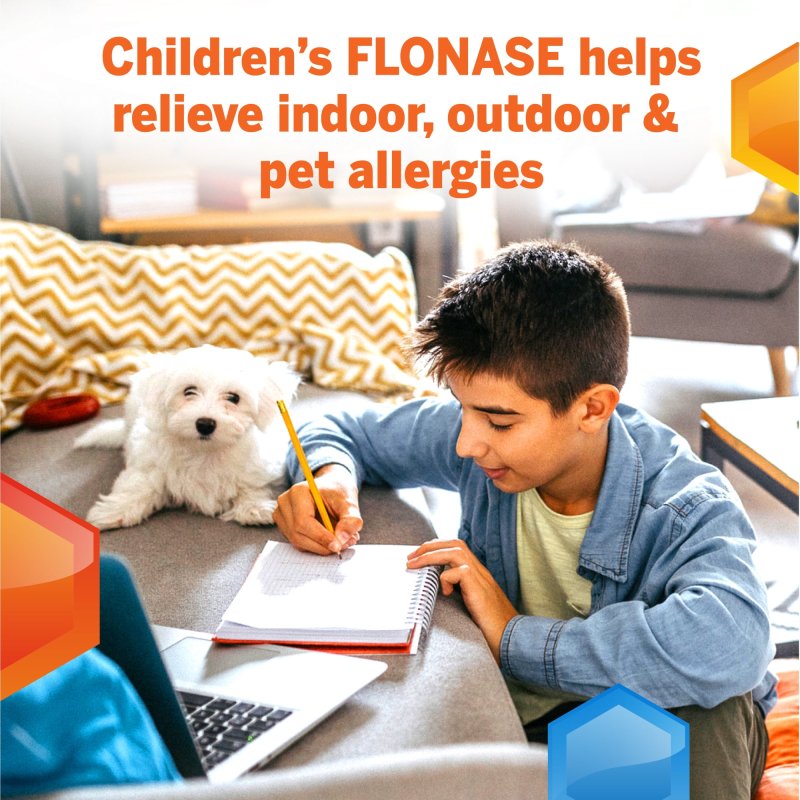 FLONASE CHILDRENS 24 HOUR NON DROWSY DECONGESTANT ALLERGY RELIEF NASAL SPRAY 72 SPRAYS
