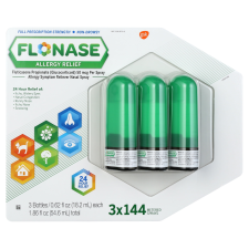 FLONASE ALLERGY RELIEF 3 BOTTLES FOR ALLERGY RELIEF