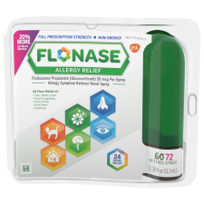FLONASE ALLERGY RELIEF SPRAY 24 HOUR NON DROWSY MEDICINE NASAL SPRAY 72 SPRAYS