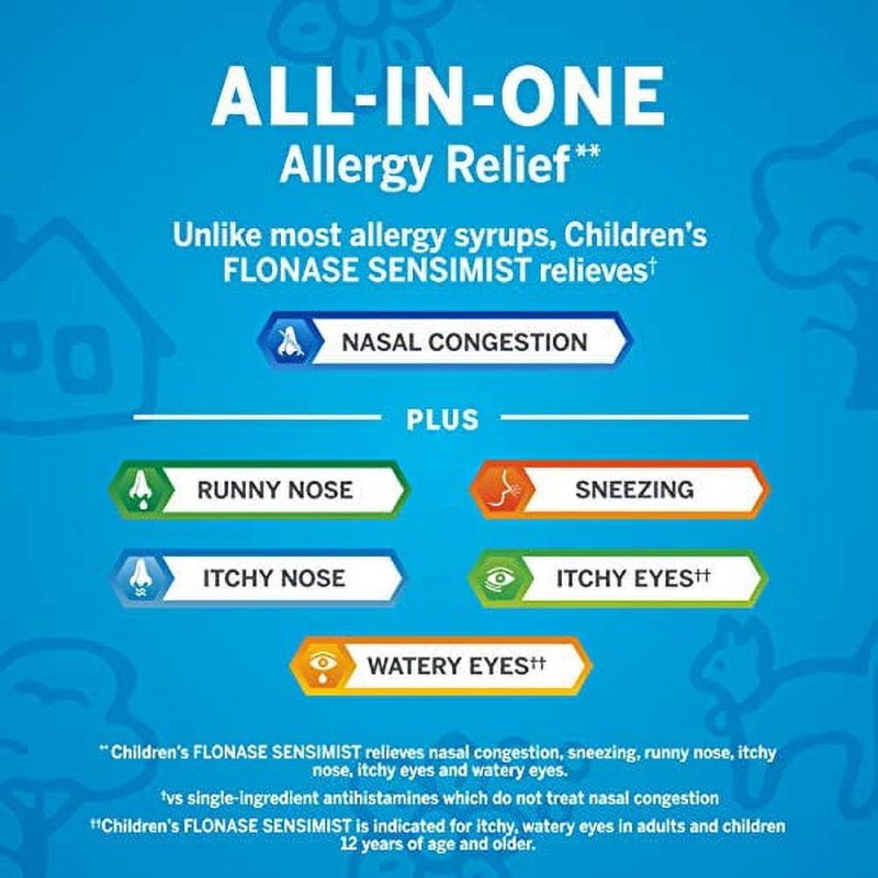 FLONASE SENSIMIST CHILDREN ALLERGY RELIEF NASAL SPRAY 24