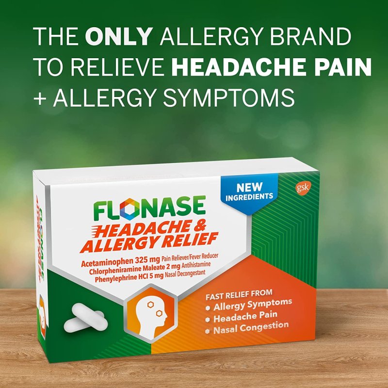 FLONASE HEADACHE ALLERGY RELIEF CAPLETS 96 CAPLETS PACK