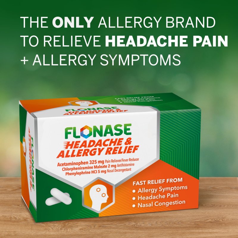 FLONASE HEADACHE ALLERGY RELIEF CAPLETS 12 CAPLETS
