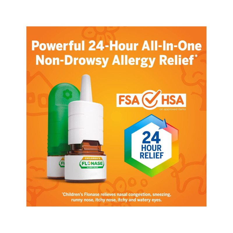 FLONASE KIDS ALLERGY RELIEF NASAL SPRAY PACK OF 6