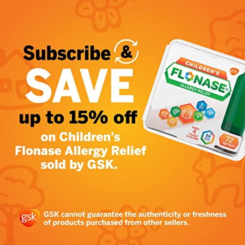 FLONASE KIDS ALLERGY RELIEF NASAL SPRAY PACK OF 6