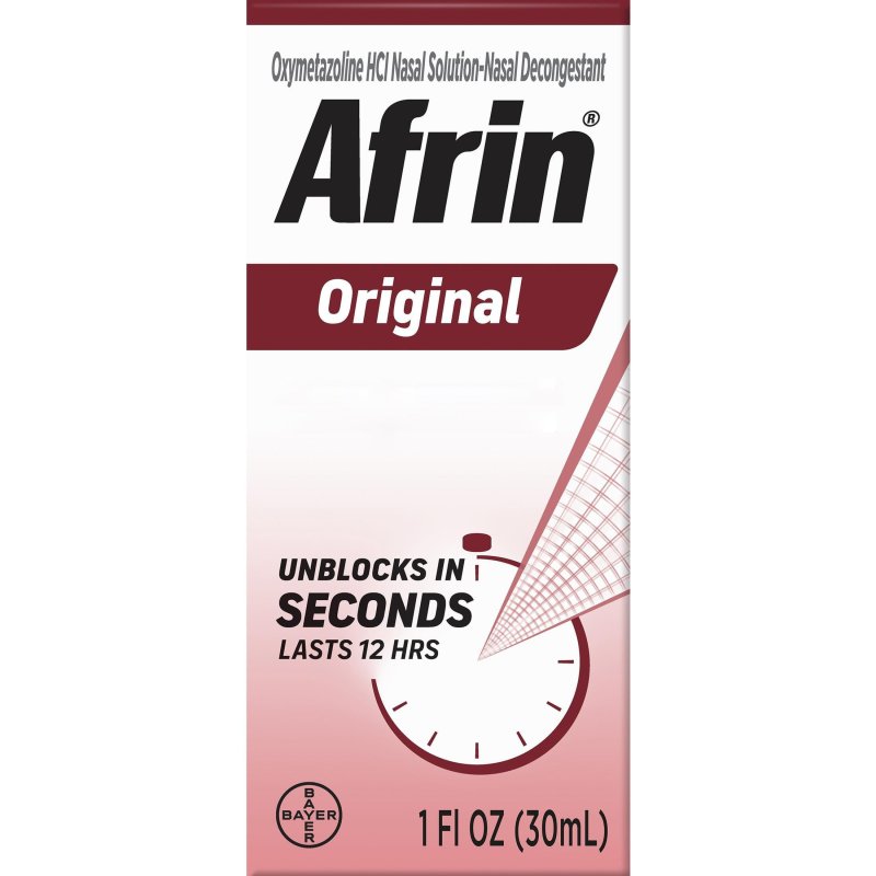 AFRIN ORIGINAL 12 HOUR NASAL CONGESTION RELIEF SPRAY 30ML