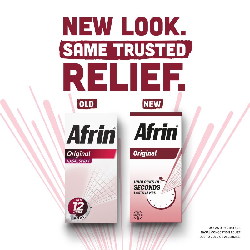 AFRIN ORIGINAL 12 HOUR NASAL CONGESTION RELIEF SPRAY 30ML