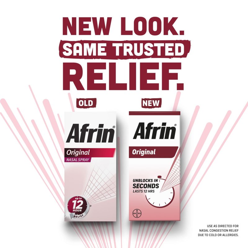 AFRIN ORIGINAL 12 HOUR NASAL CONGESTION RELIEF SPRAY 30ML