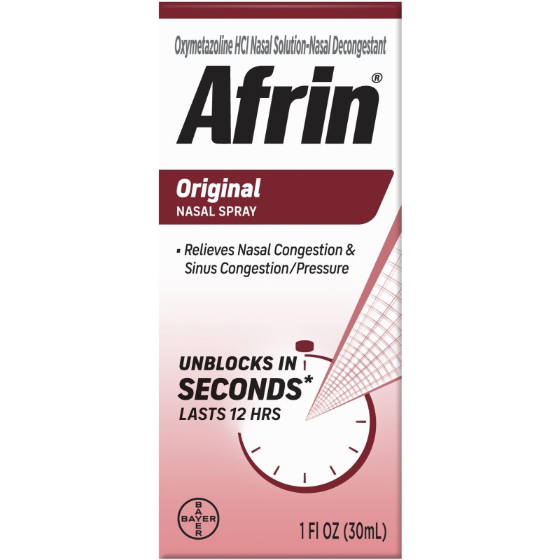 AFRIN ORIGINAL 12 HOUR NASAL CONGESTION RELIEF SPRAY 30ML